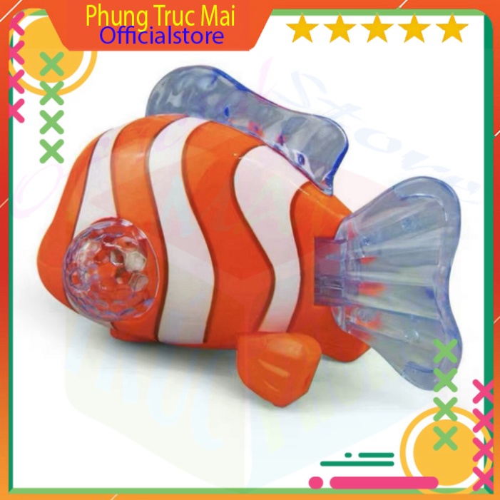 Đèn Trung thu cá NEMO có nhạc và đèn cho bé