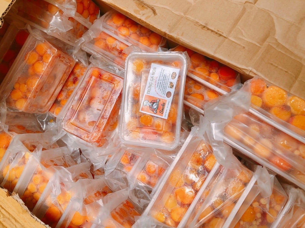 Tràng trứng gà non 500gr