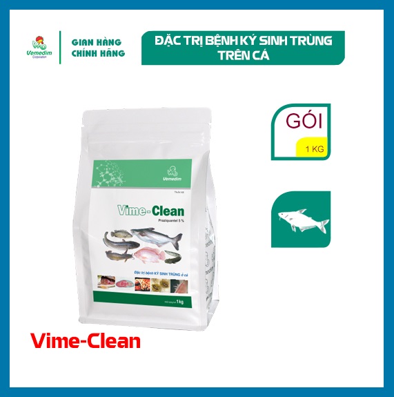 "Hoàn tiền đến 10%" Vemedim Vime-clean phòng sán lá gan, rận cá, gói 1kg