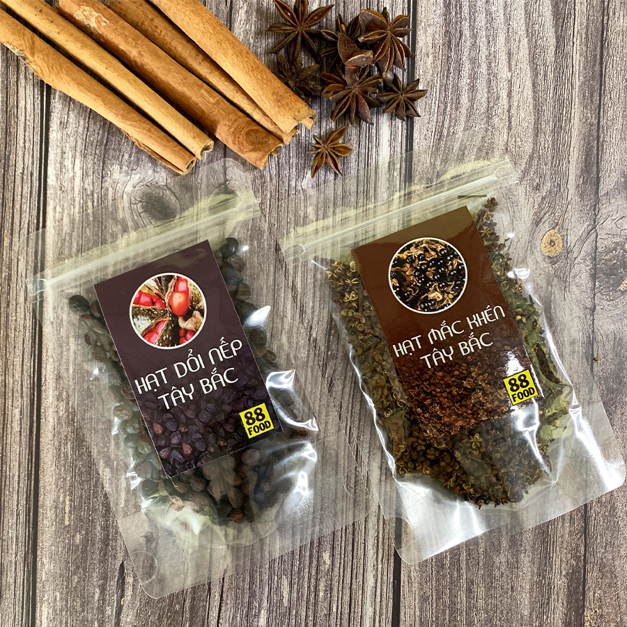 Combo: 100g Hạt Dổi + 100g Mắc Khén Chính Gốc Tây Bắc