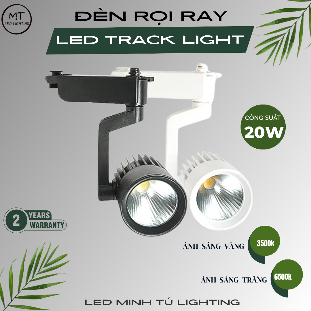 Đèn rọi ray COB 20w - 30w [Led Minh Tú]