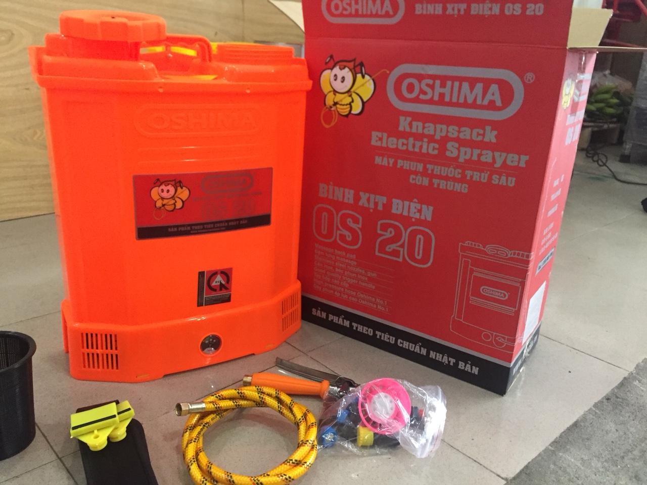 Bình xịt điện Oshima OS20( vàng , cam)