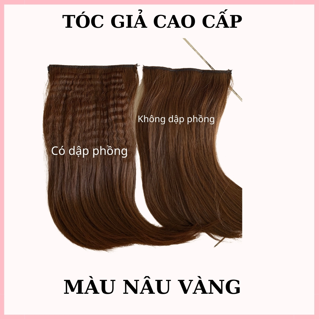 Tóc giả nữ ❤️FREESHIP❤️ kẹp phím phồng tóc 2 bên - giá 1 cặp