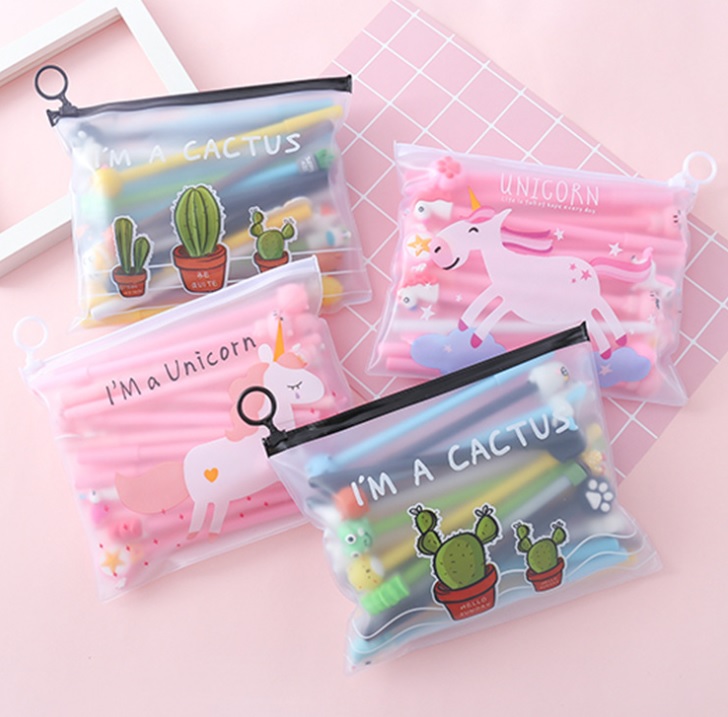 COMBO 20 CÂY BÚT BI HỌA TIẾT DỄ THƯƠNG
