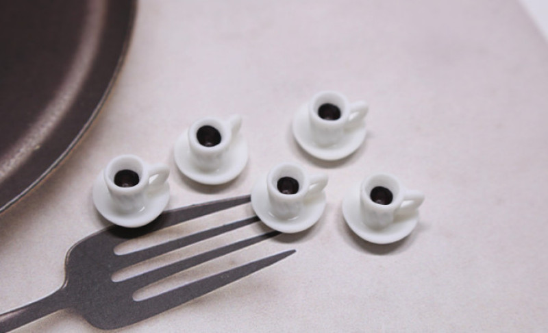 [HCM]Mô hình tách cafe mini trang trí nhà búp bê nhà mô hình DIY