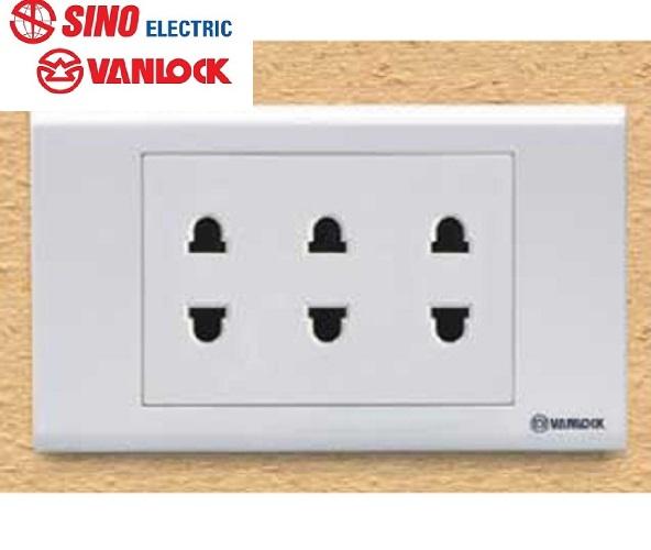 Mặt Ổ Cắm 3 Lỗ S18 - SINO