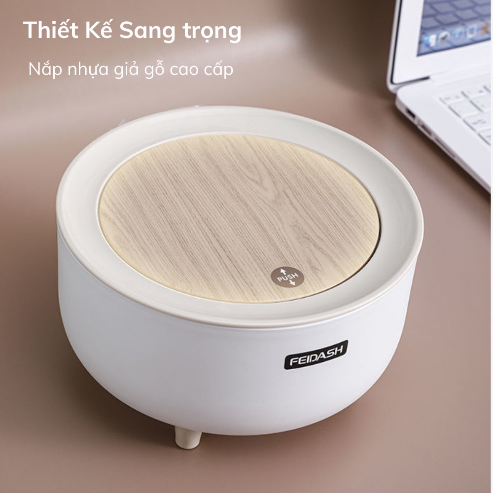Thùng rác mini để bàn tiện lợi dung tích 2L