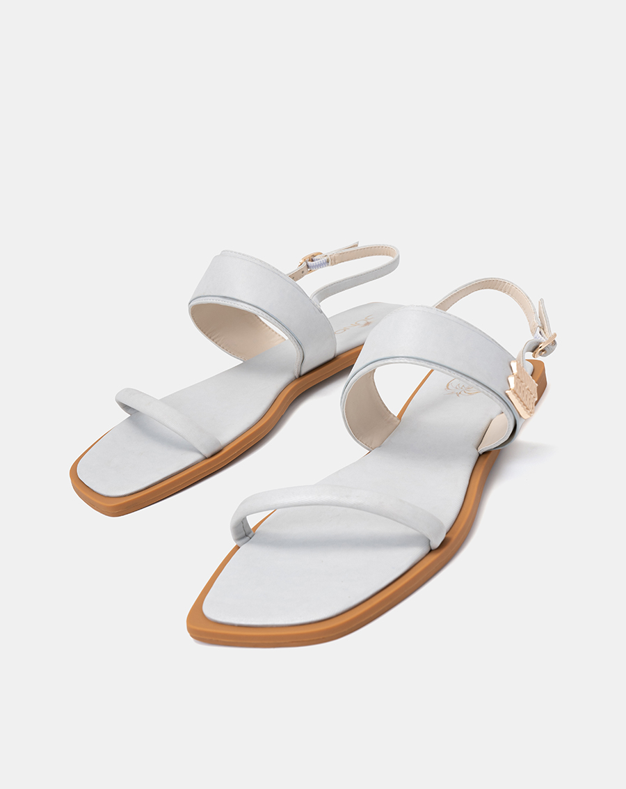 Giày Sandal Nữ 1cm Thời Trang JUNO Phối Khoá Wave SD01120