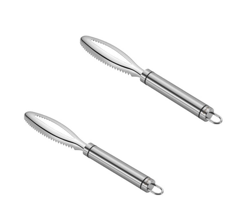 Combo 2 Dụng cụ đánh vảy cá INOX tiện dụng