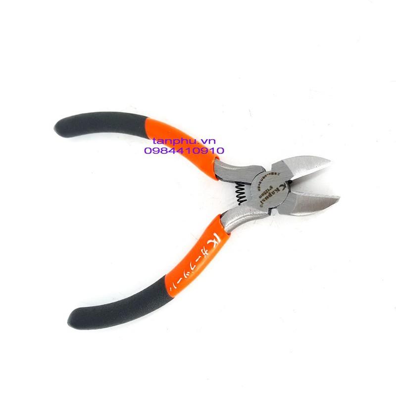 [HCM]Kềm mỏ cắt Kapusi 5 XÁM cam kapusi