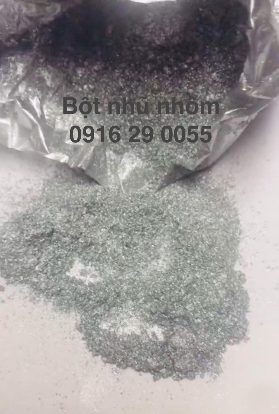 Bột nhũ pha sơn (Bột Nhũ bạc nhôm siêu mịn không dầu)