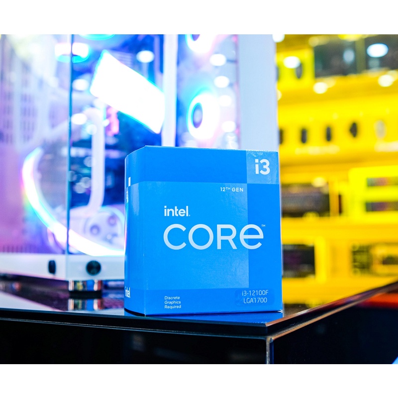 Bộ vi xử lý Intel Core i3 12100F - Bảo hành 36 Tháng Full box
