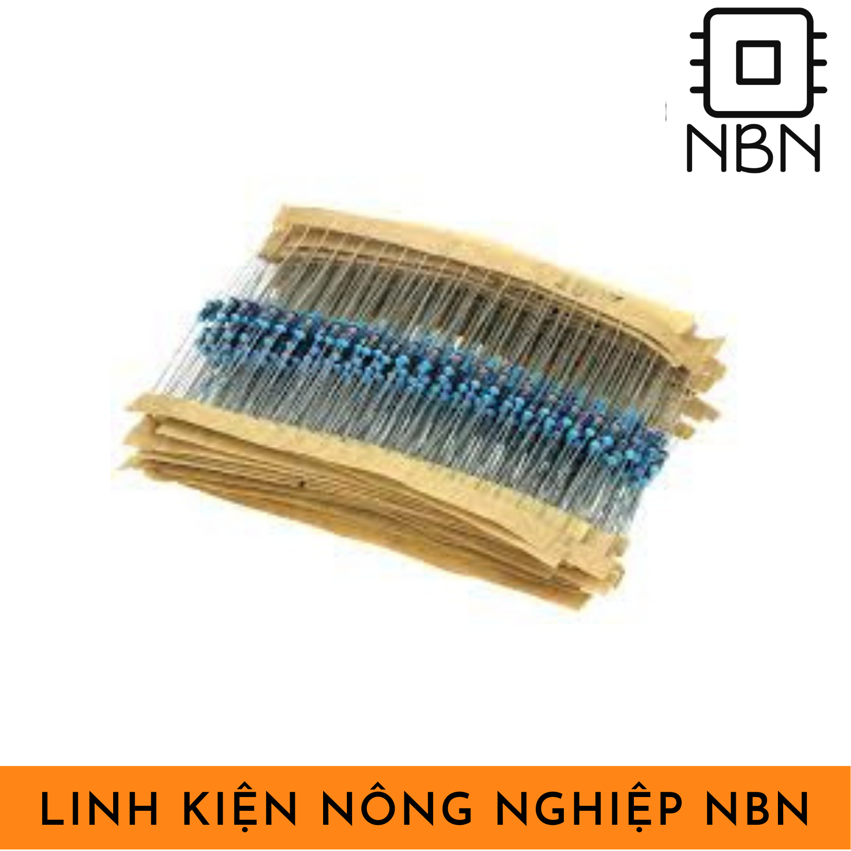 Điện trở 1/4W 5% (100k ôm-4M7 ôm)🔥 (Gói 50 con)🔥
