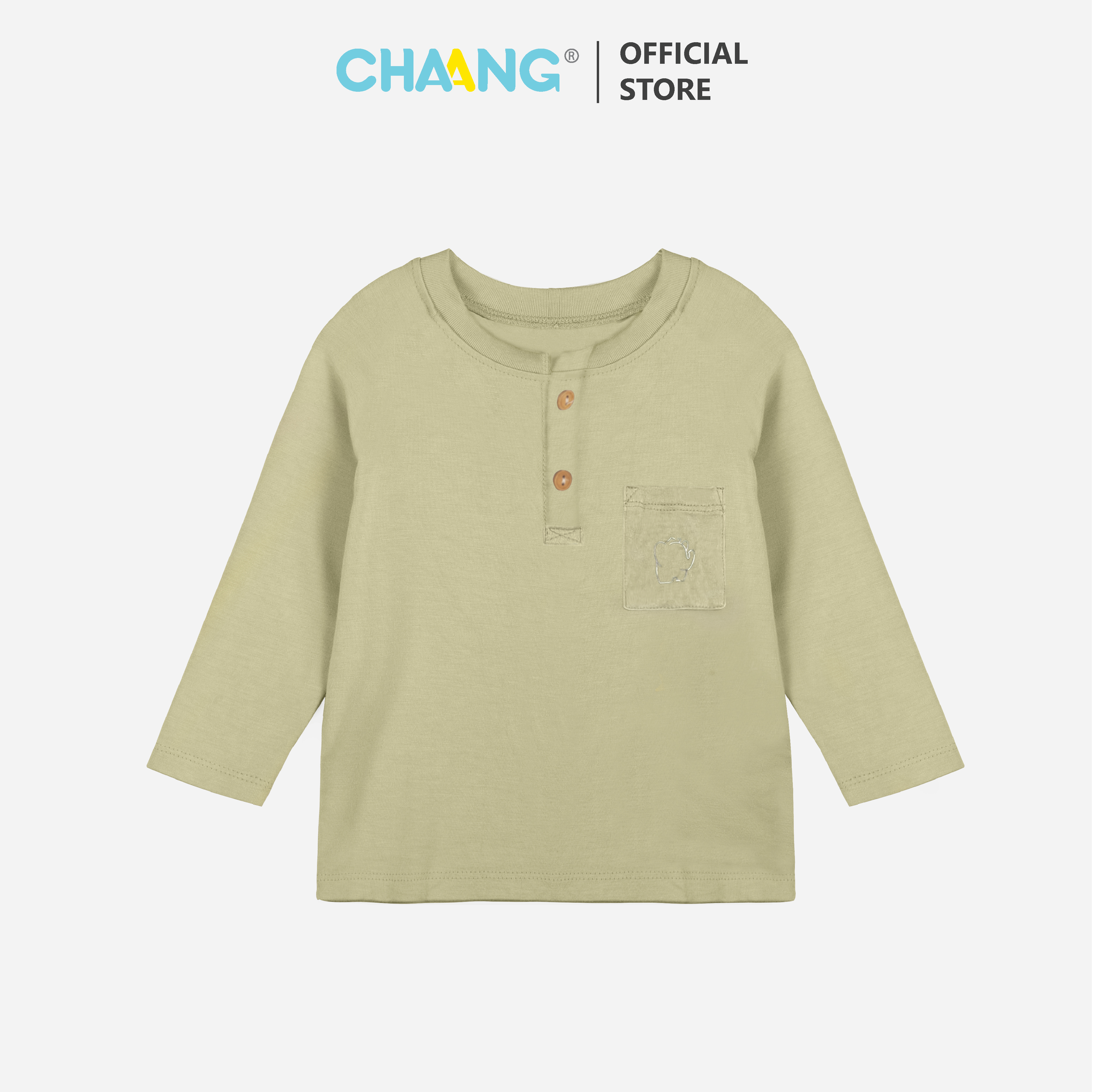 Áo bổ trụ bé trai Cosmos xanh lá Chaang