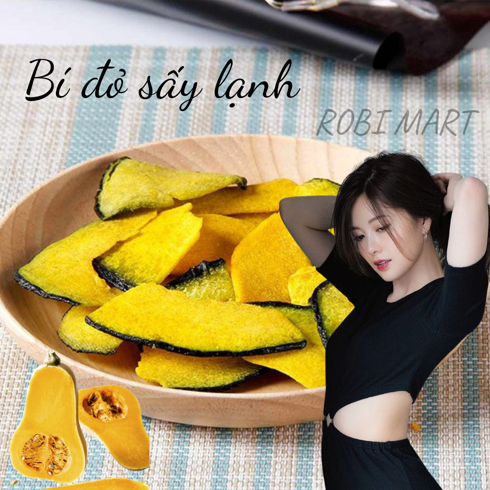 [HCM]Bí đỏ thái lát sấy lạnh -Trọng lượng 100 gram