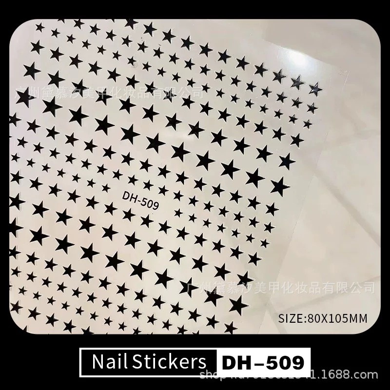Sticker sao trang trí móng