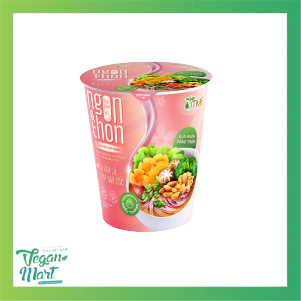 Bún gạo lứt ăn liền vị rau củ hạt ngũ cốc thơm ngon - vegan mart