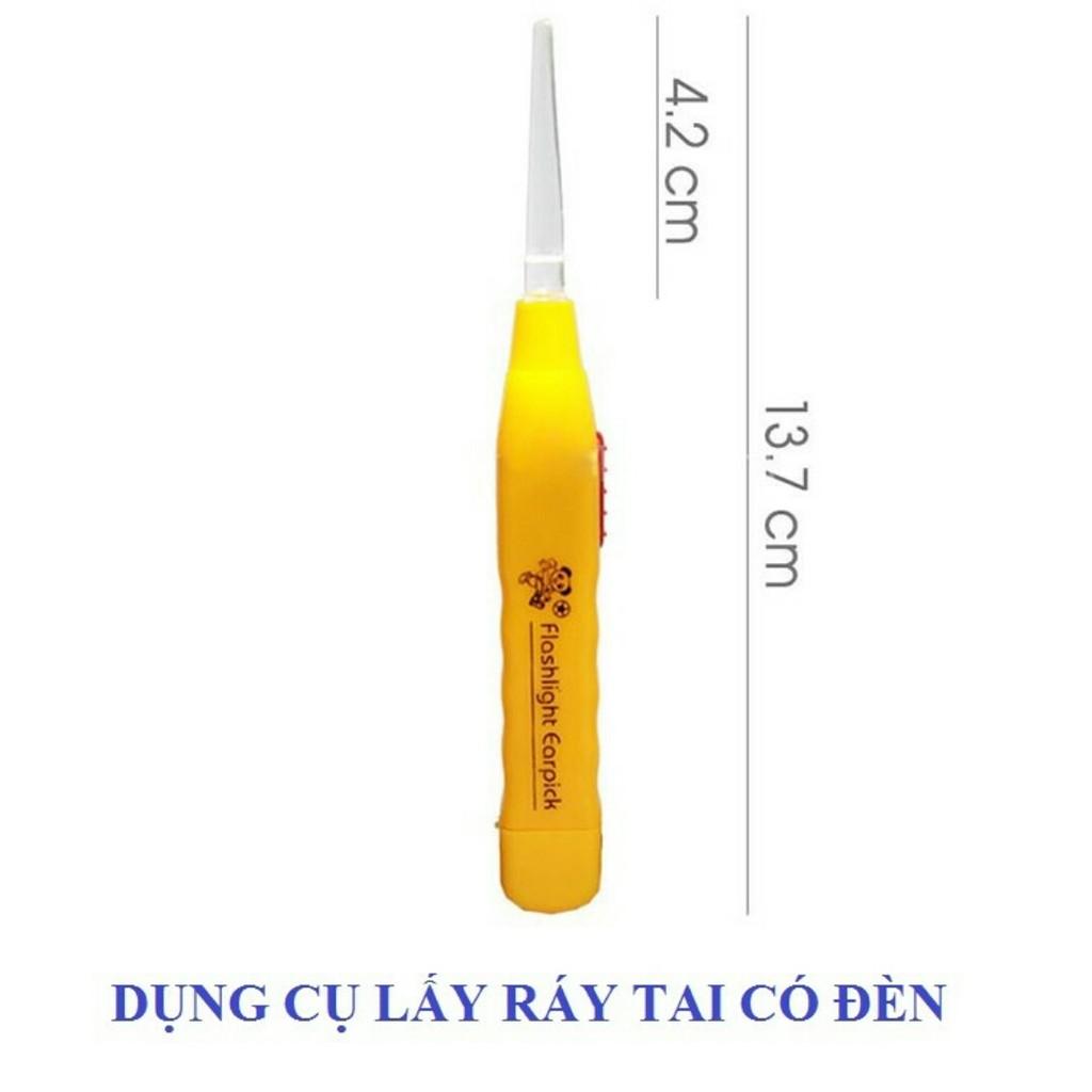 Combo 3 dụng cụ lấy ráy tai có đèn có hộp đựng