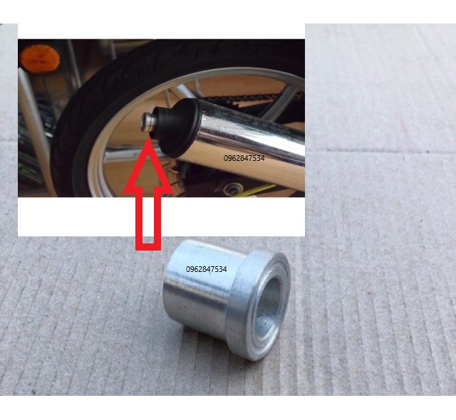 Tiêu pô CBR Uma Spark Redleo đường kính 29mm là gắn được