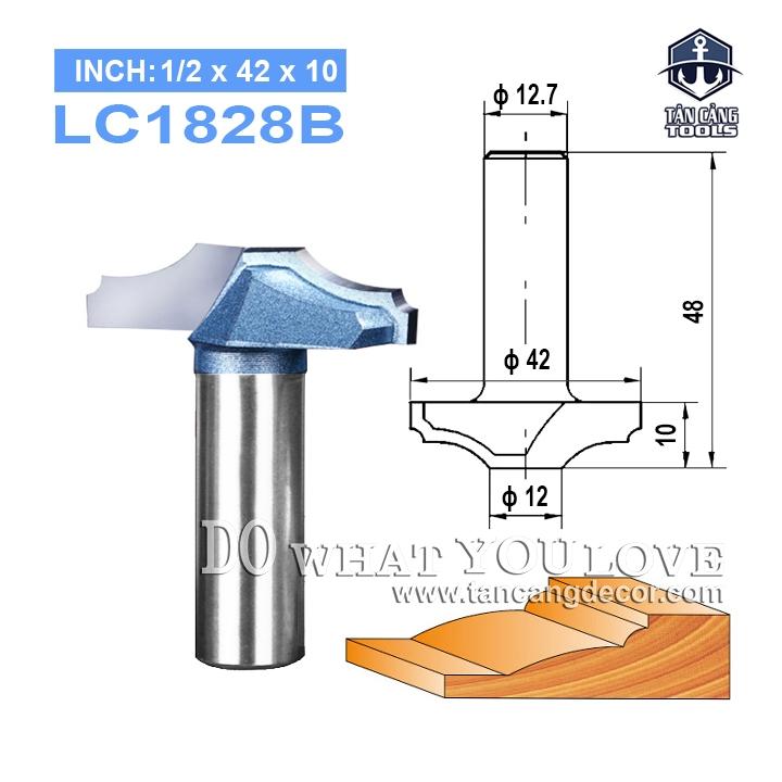 Mũi Router Đánh Pano Tủ 42 mm Cốt 12.7 mm