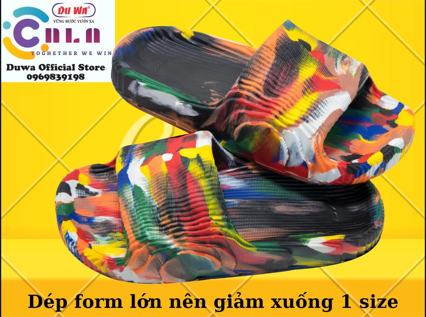 DÉP QUAI NGANG ĐÚC NGUYÊN KHỐI NAM NỮ UNISEX HÀNG DUWA CHÍNH HÃNG ...