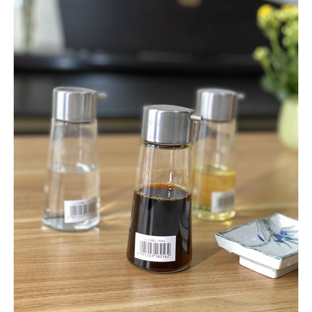 Lọ Đựng Dầu Ăn, Nước Mắm Bằng Thủy Tinh