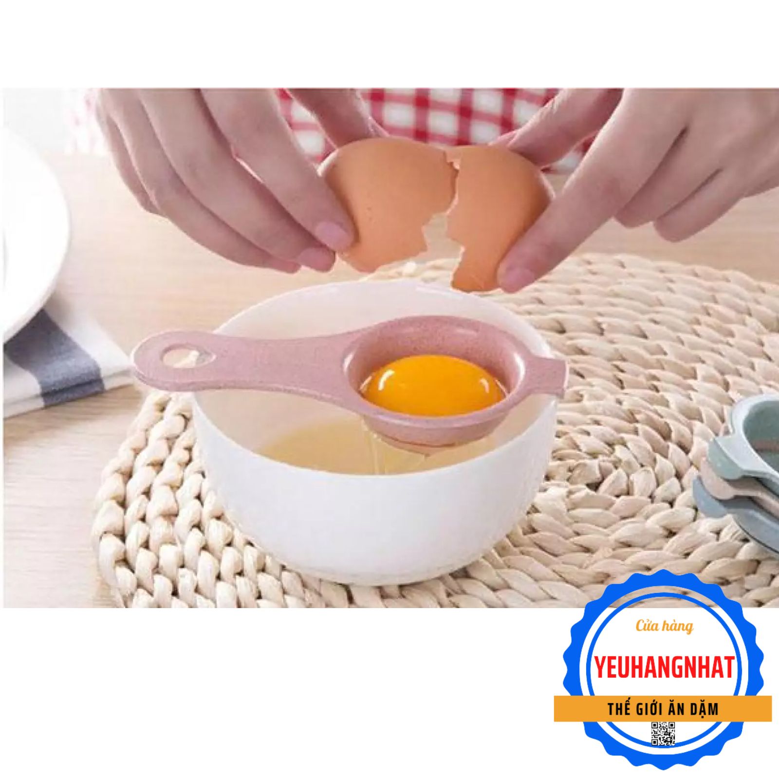 DỤNG CỤ TÁCH LÒNG ĐỎ TRỨNG LÀM TỪ LÚA MẠCH