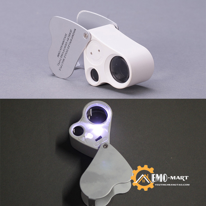 [FreeshipMAX] Kính lúp cầm tay mini 30x- 60x v2