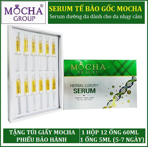 SERUM TẾ BÀO GỐC MOCHA - SERUM DƯỠNG DA CHUYÊN DÀNH CHO DA NHẠY CẢM  – HERBAL LUXURY SERUM MOCHA