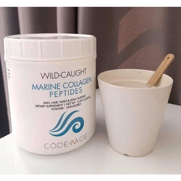 [HÀNG CÔNG TY] Bột Collagen Giúp Trẻ Hóa Căng Mịn Da Codeage Marine Collagen Peptides 450g