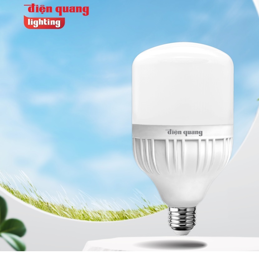 Bóng đèn led bulb 40w ánh sáng trắng, chống ẩm điện quang đq ledbu12 50