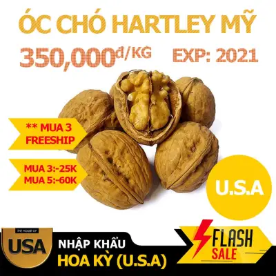 [HCM]Quả Óc Chó Hartley Mỹ 500gr nhập khẩu USA