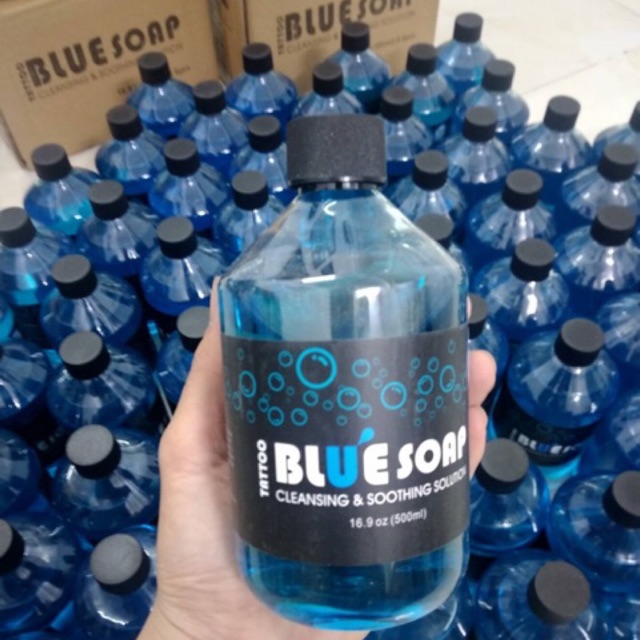 Nước Vệ Sinh Hình Xăm Blue Soap 500 ml [Loại 1]