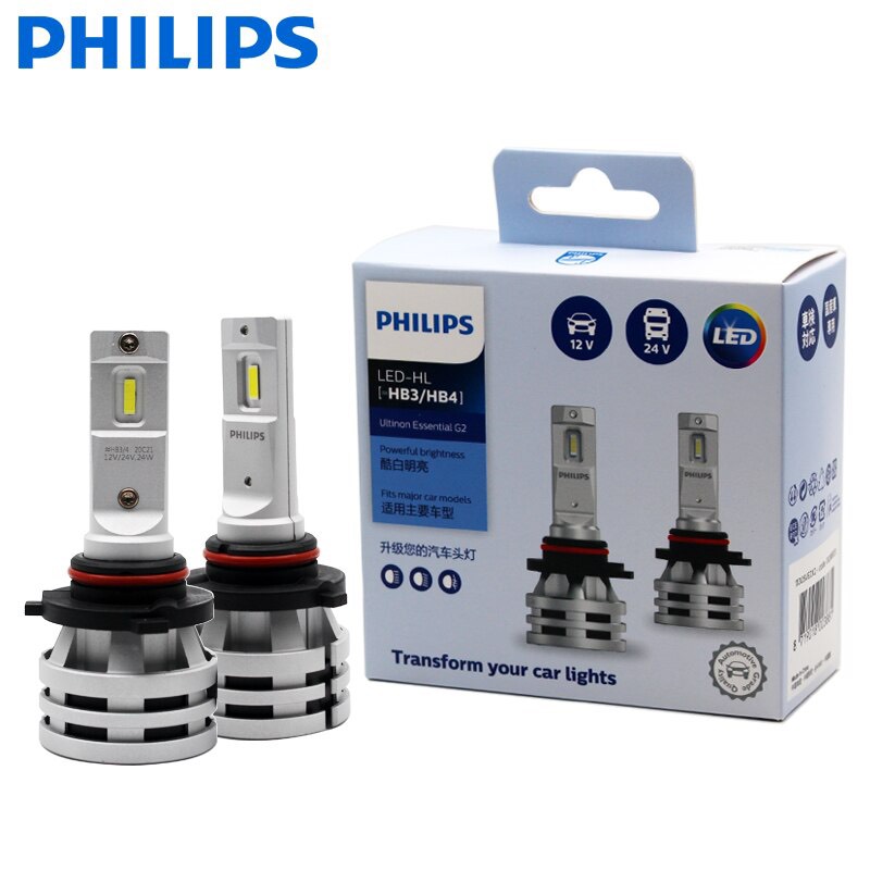Đèn pha LED HB3 9005 HB4 9006 Philips Ultinon Essential Gen 2 Siêu Sáng