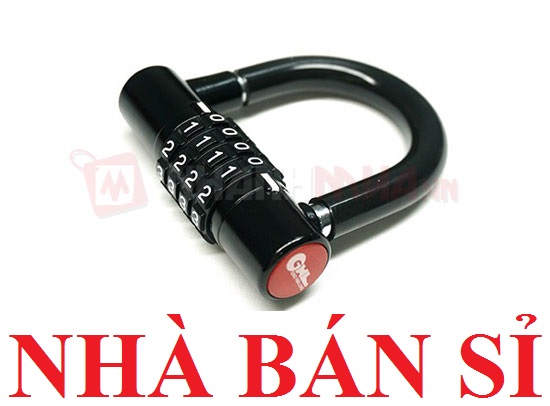 Ổ Khóa Số Chữ U ANTEHLE 6 Phân 4 Số Lớn Cao Cấp (Thay Đổi Mật Khẩu Tùy Ý) Chính Hãng