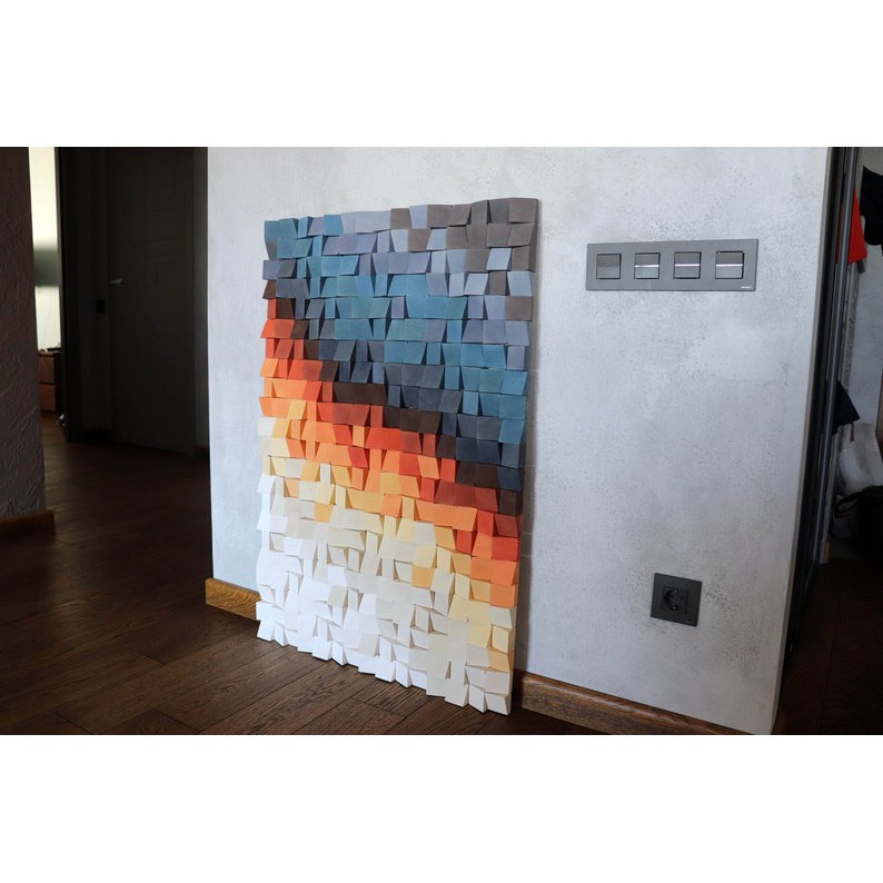 Tranh gỗ trang trí 3D (Wood mosaic) - KÍCH THƯỚC 60x80cm