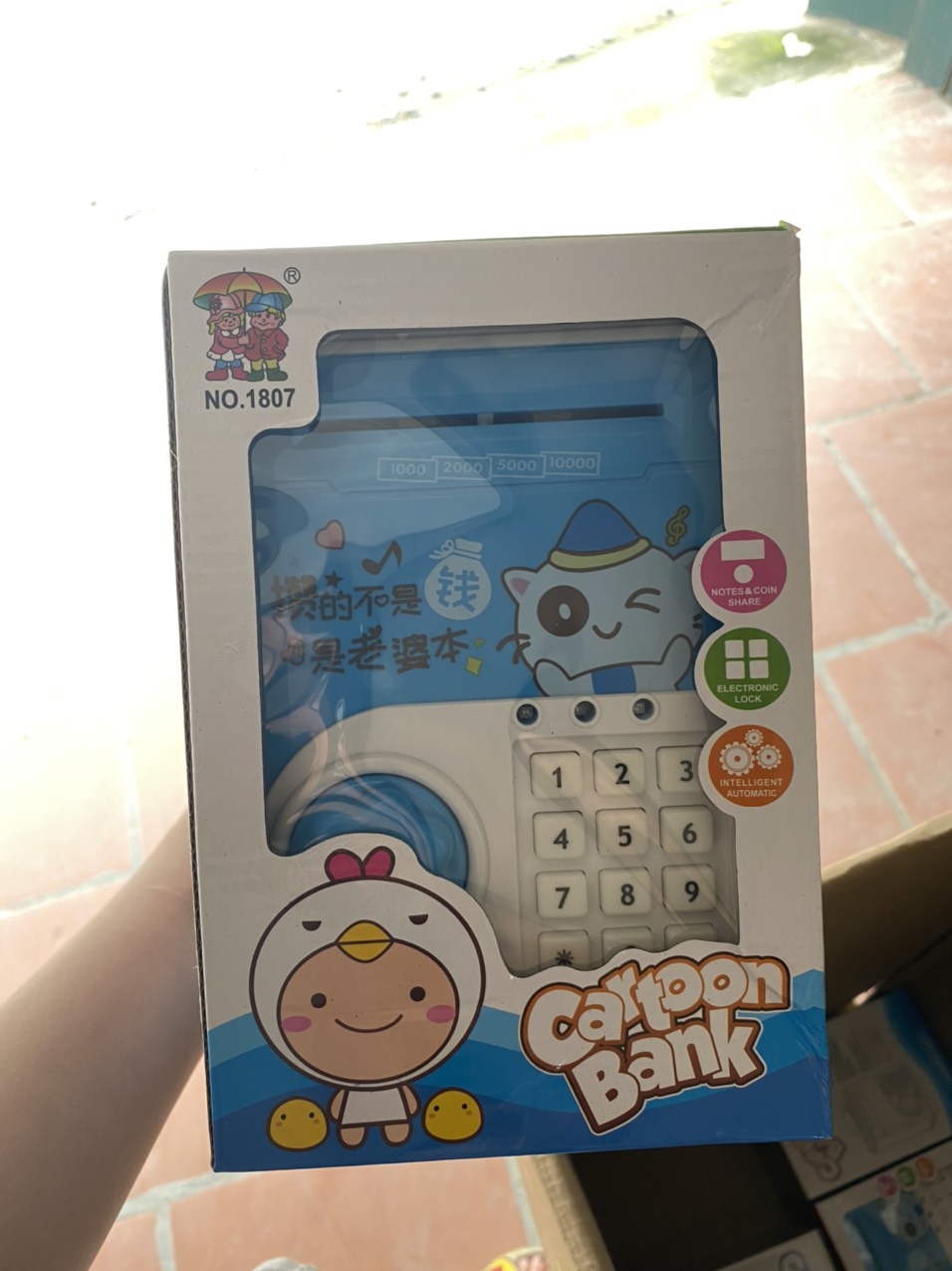 Két sắt mini cho bé