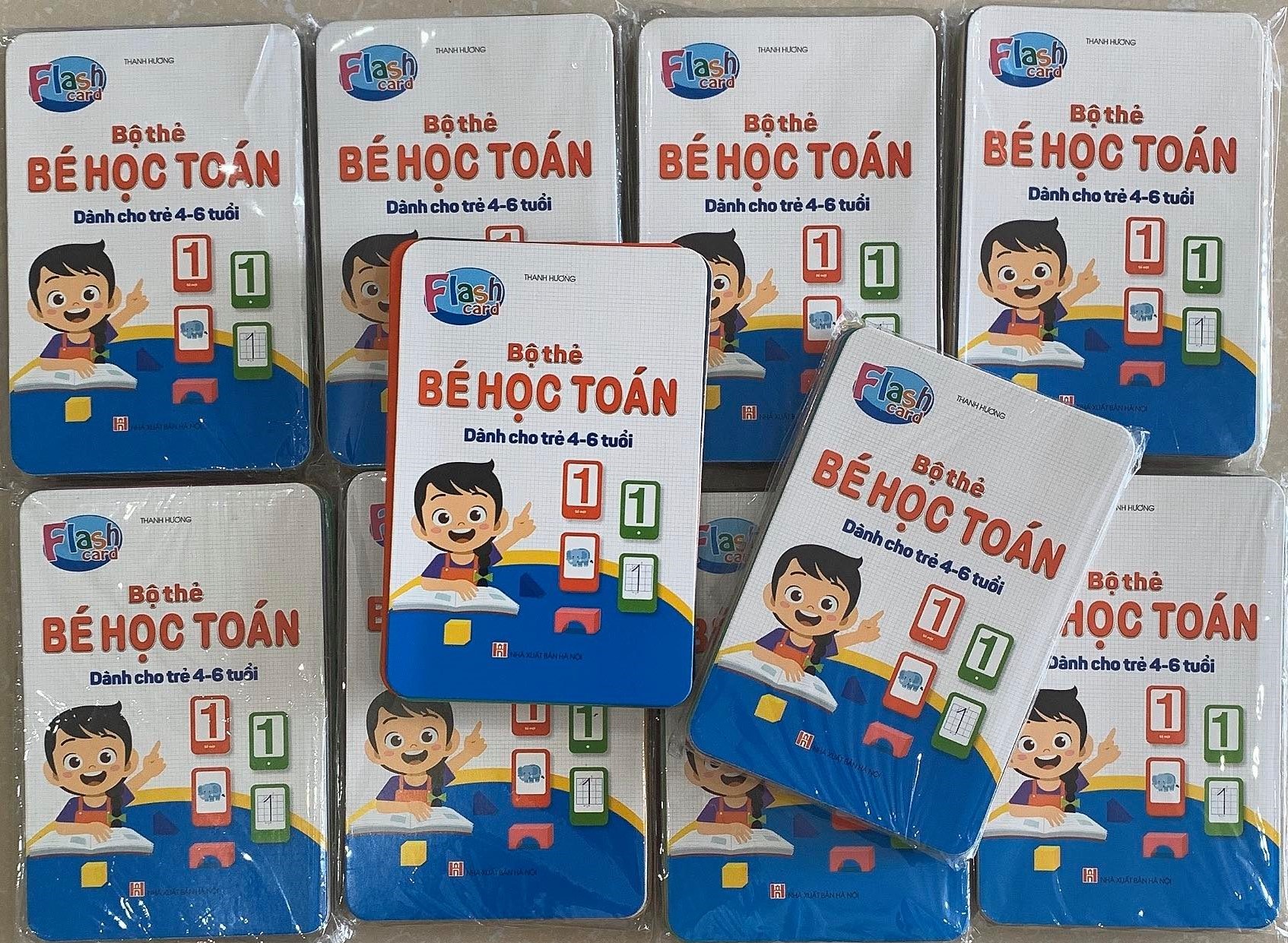 Bộ Thẻ Bé Học Toán 4-6 Tuổi