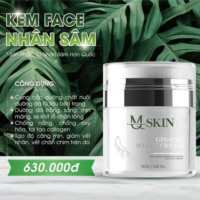 kem face nhân sâm mq skin - kem face ban ngày chống nắng make up - kèm quà