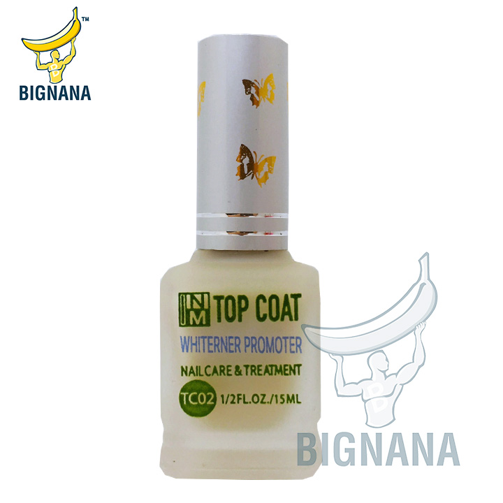 Sơn Dưỡng Móng Tay Giúp Trắng Móng TC02 Nắp Bướm 15ml, Màu Trắng Đục, Ngăn Vàng Móng, Dưỡng Móng Chắc Khỏe