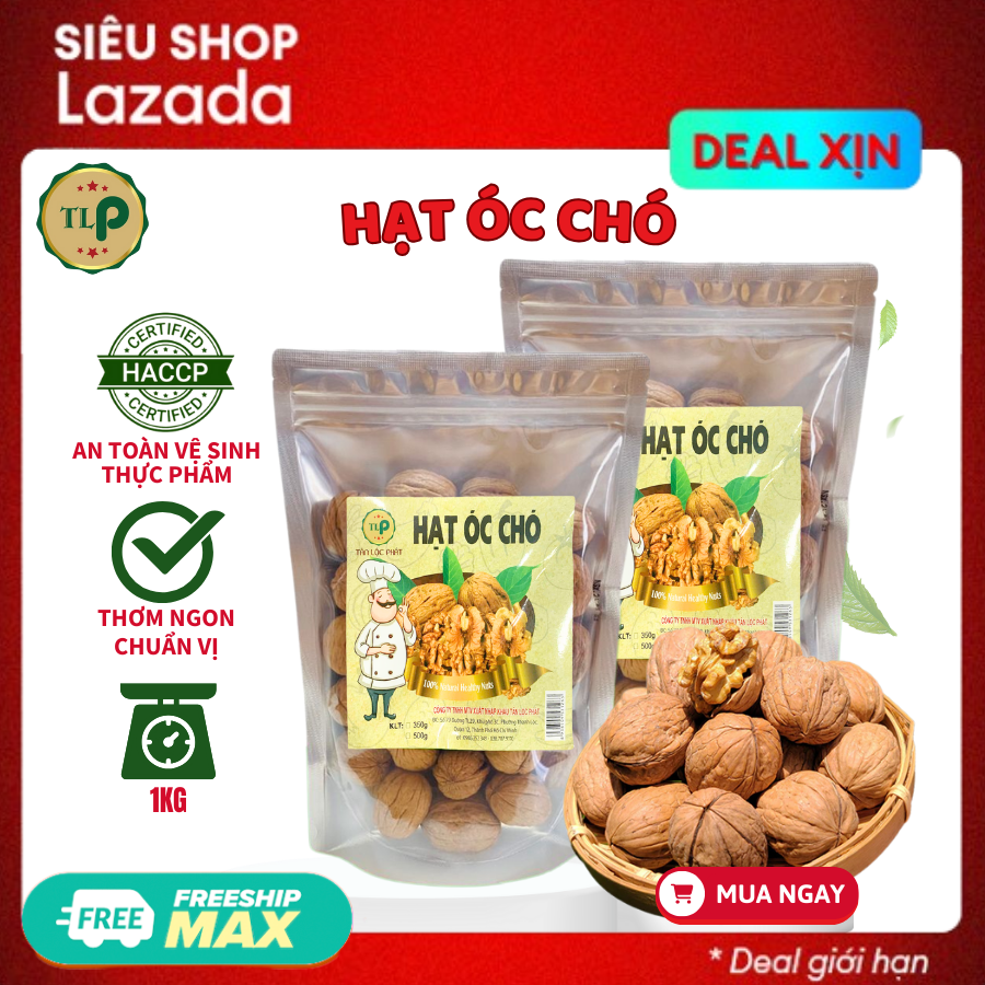 HẠT ÓC CHÓ DINH DƯỠNG TÂN LỘC PHÁT BỊCH 500G