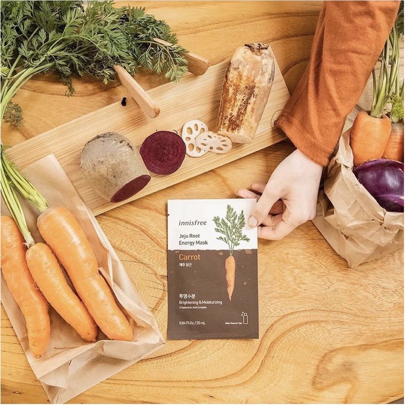 Mặt Nạ Thuần Chay Innisfree Jeju Root Energy Mask.