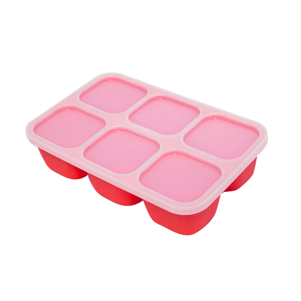 Khay silicon trữ đông đồ ăn dặm cho bé Marcus & Marcus - Marcus (60ml x 6 ngăn)