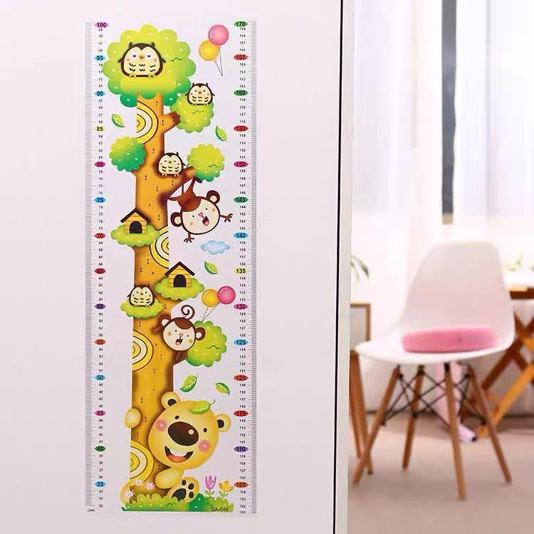 Thước đo chiều cao dán tường - giao hình ngẫu nhiên