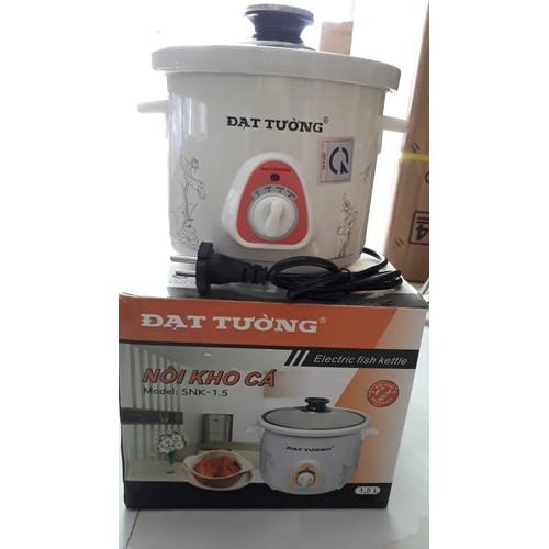 Nồi hầm cháo kho cá lõi sứ Đạt Tường 2,5L (Trắng)