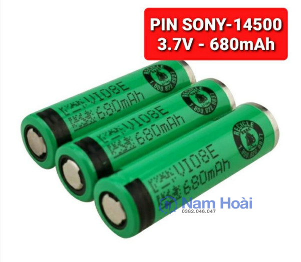 PIN LITHIUM SONY-14500 (số 5) - 680mah - 3.7V