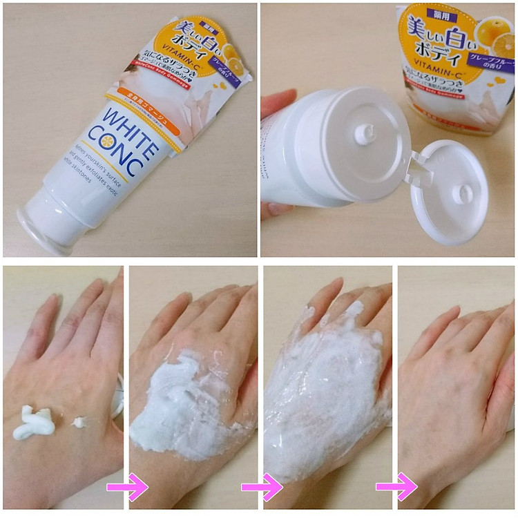 Tẩy da chết [Sạch 100%- Hàng AUTH] tẩy tế bào chết White Conc