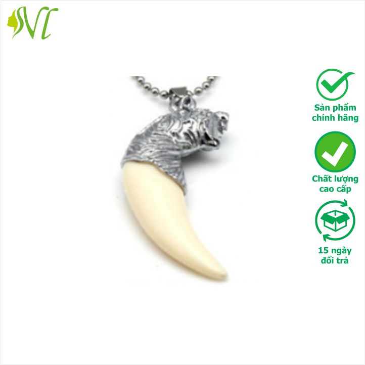 Dây chuyền nanh ngầu Mặt dây chuyền nam ngầu, Mặt dây chuyền nanh heo phong thủy mạnh mẽ, Mặt dây chuyền nanh sang trọng quyền lực, Mặt dây chuyền nam cá tính độc lạ, Mặt dây chuyền phong thủy hộ thân may mắn - Người Đẹp Vì Lụa