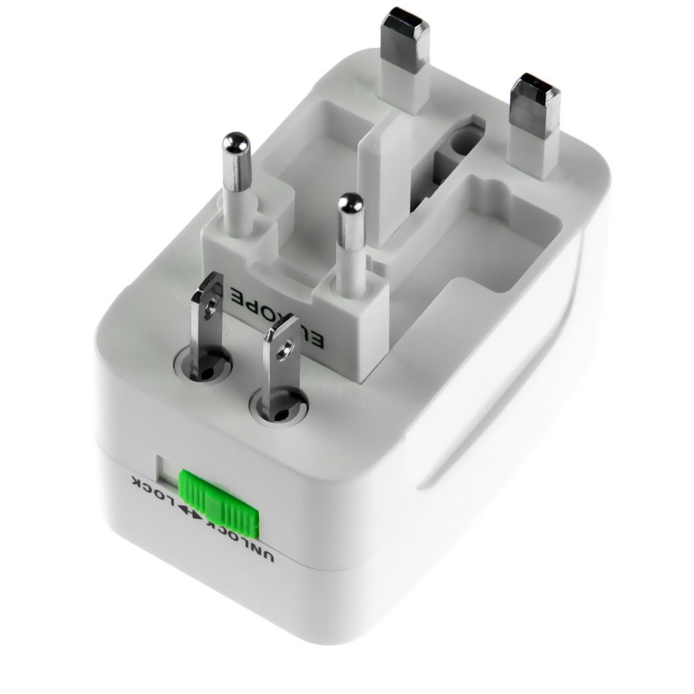 Ổ Cắm Du Lịch Đa Năng Có 2 Cổng USB - OCDL2