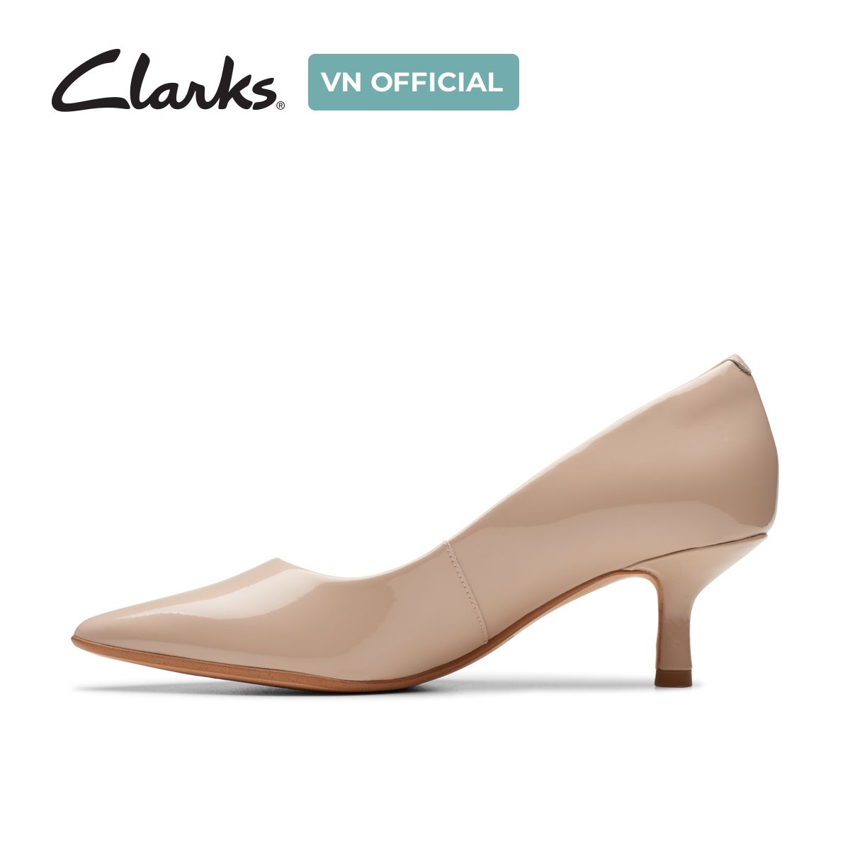 Giày Cao Gót 5.5cm Da Nữ Clarks - Violet55 Rae